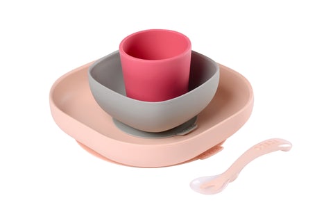 Beaba Silicone Suction 4pc Meal Set-7