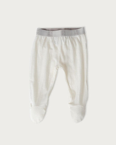 Buy Babu Merino Footed Leggings - Cream Online - Babies Nz