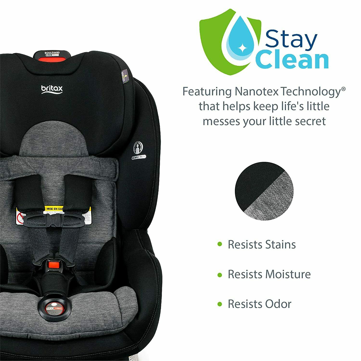 Britax Clicktight Stay Clean | Car Seats | Babies Nz