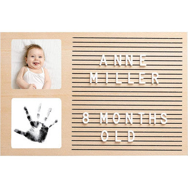 Buy Pearhead Babyprints Letterboard Frame Online - Babies Nz