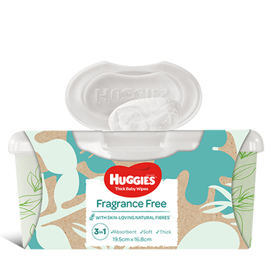 Huggies Baby Wipes Fragrance-Free Pop-Tub 64s-1
